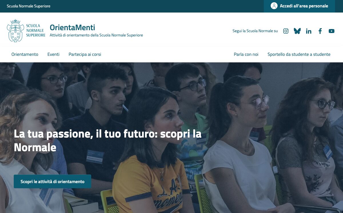 Il nuovo portale per l’orientamento universitario